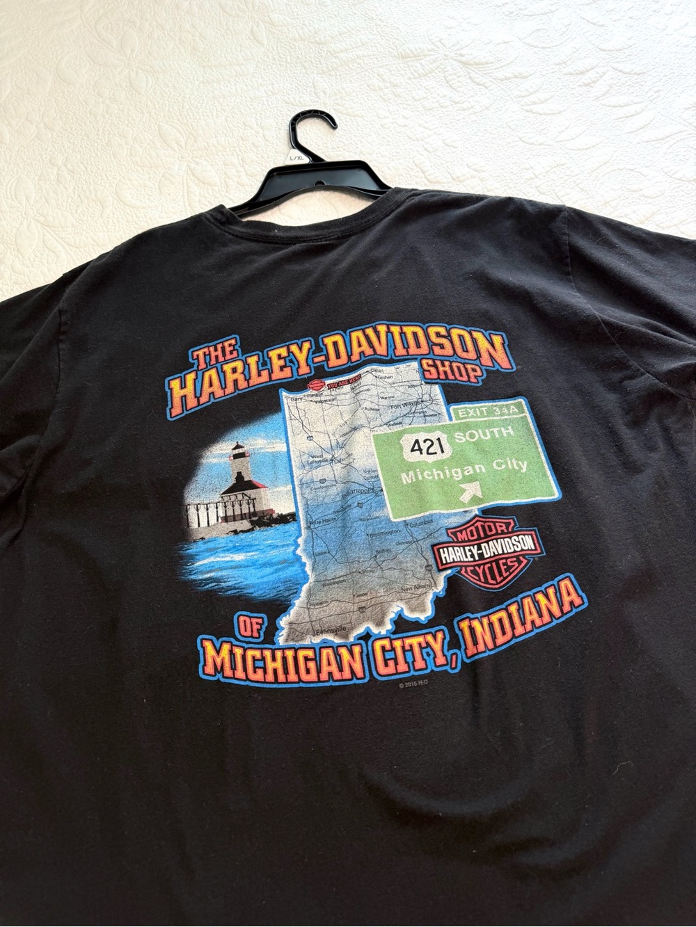 Harley Davidson Panhead T-shirt men’s 2xl Michigan city, IN